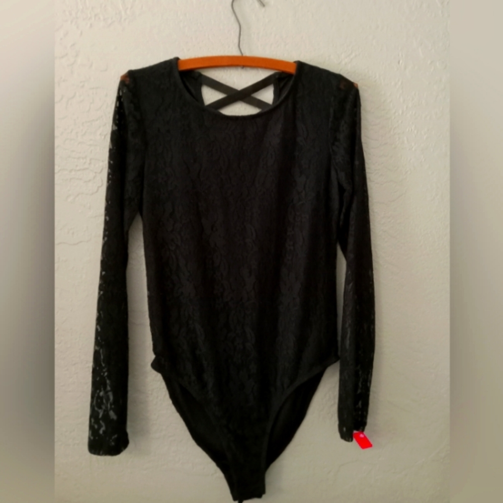 Black Lace Bodysuit